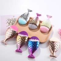 fish-shaped brush  foundation brush  mermaid Brush