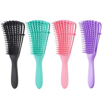 Good quality flexible teeth detangle vent hair brush detangling brush for curly hair detangling hair brush